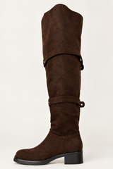 SIENA – Suede Buckle Boots