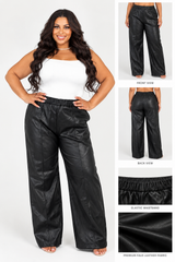 LIVA – Lederlook Hose 2-in-1