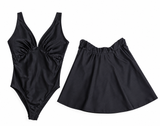 Curve – Badeanzug mit abnehmbarem Schwimmrock