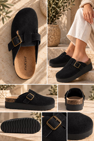 Mila – Comfort Clog Schwarz