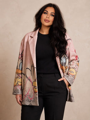 Pink Pop Art Blazer