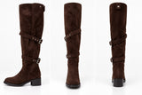 SIENA – Suede Buckle Boots
