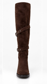 SIENA – Suede Buckle Boots