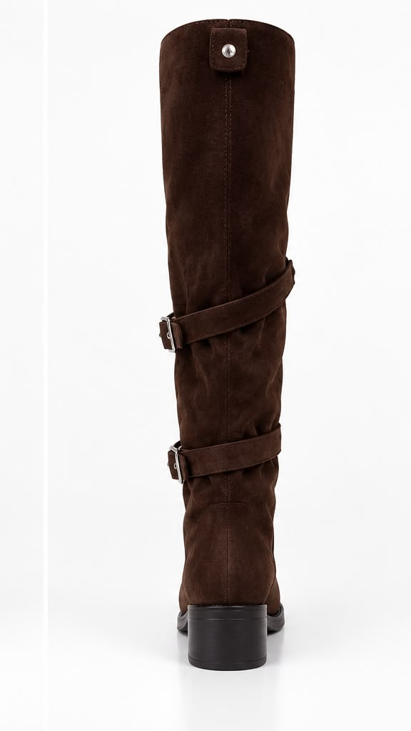 SIENA – Suede Buckle Boots