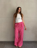 Leo Musselinhose mit weitem Bein